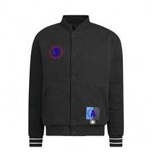 Adidas Unisex Sportswear/Baseball Jacket/Casual Stand-Collar Jacket/Top - Black - View 4