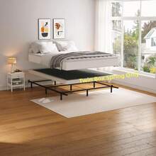 NHODIR - Somier de 3 pulgadas para cama individual, somier individual, base de colchón con marco de metal resistente, sin ruido, fácil de montar - 3 pulgadas - Ver 7