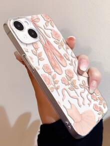 1pc Fashion Personalized Ballet Ribbon Flower Pattern Full Coverage Transparent Anti-Fingerprint TPU Phone Case Compatible With IPhone/Galaxy/IPhone16promax/16/16pro/16plus/11/15/15pro/15promax/12/13/14promax/Xs/Xr/11pro/11promax/12pro/12promax/13pro/13promax/7plus/14pro/14promax/14plus/7plus/8plus/8/Se2/12mini/13mini Soft Shell - Multicolor - View 2