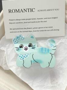 1 Stück/3 Stück süße Cartoon Katzenkrallen Haarclips, modische lässige Accessoires für Haustierliebhaber, tolles Geschenk für Freunde, Familie, Freundinnen, elegante Krallen Clip Winter Haaraccessoires Mode Haarspange