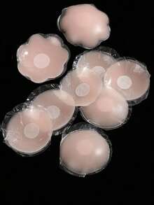 12 件硅胶乳头贴可重复使用女士乳房花瓣提升隐形胸罩乳贴胸罩衬垫贴纸粘垫（2/6/12 件） - 彩色 - 查看 6