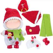 LOVEBU Doll Clothes Suitable For LOVEBU Dolls Generation 1-3, Christmas Doll Outfit Set