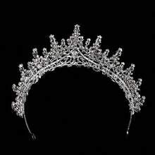 Heatunk Silver Wedding Crystal Tiara And Crown Set Elegant Headpieces For Women Bride Royal Queen Ideal For Quinceanera Birthday Prom Pageant