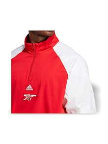 Áo thun thể thao Adidas Arsenal Icon dành cho nam, nhẹ, thân thiện với da, có khóa kéo, dáng thường, thoáng khí, dễ phối đồ, thích hợp cho phòng tập thể dục, tập luyện đường phố, du lịch, màu đỏ HT7152 - màu đỏ - Xem 3