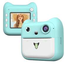 Instant Print Camera With Zero-Ink Paper: 3-In-1 Portable Photo Printer & 1080P HD Digital Camera With Fun Filters, Stickers, And Built-In 1300mAh Battery For Printing On-The-Go, Ideal Gift For Travel, Christmas, And Parties - ET-multicolor - View 13