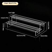 1 件透明亚克力多层盲盒展示架、收藏品人物、香水、化妆品收纳架 - 無色 - 查看 19