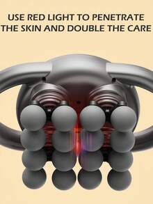 GENAI 16 头电动深层组织按摩机，高频冲击筋膜按摩器带红光，USB 充电，用于背部、颈部和全身放松 - 彩色 - 查看 8