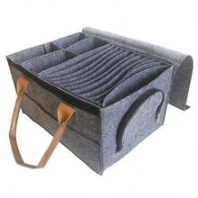 Caravan Plate Holder For Motorhome Campervan Boat Cupboard Tableware Storage Bag - Gris - Ver 9