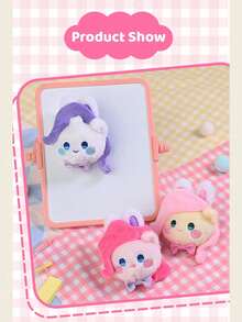 Hasbro My Little Pony Bunny Ear Plush Magnetic Keychain Series - Christmas Gift, Birthday Gift, Great Gift For Fans,Pinkie Pie | Random Delivery - Pink - View 7