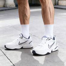 Nike Men's Casual Shoes AIR MONARCH IV Cushioned Athletic Sneakers Low-Top Retro Chunky Sneakers Full-Length AIR Cushion Running Shoes Fitness Training Shoes, Recommend Ordering 1/2 Size Up 415445-102