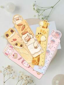 Bộ 30 miếng đánh dấu trang giấy hình động vật hoạt hình dễ thương, tự làm đánh dấu trang sách cho học sinh, sinh viên, thư viện, văn phòng, tạp chí - Nhiều màu - Xem 4