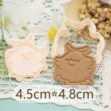 1pc Hollow Knight Baking Cutter Set, 3D Press-Out Baking, Baking Tools, Hollow Knight Merchandise Baking Molds, Featuring: The Wasp, The Little Knight, Flea, And Shemala.