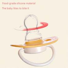 Baby Pacifier, Available In S And L Sizes, Made Of Liquid Silicone, Soft And Comfortable, Comes With Dust Cover, Suitable For Daily Use - Multicolor - View 3