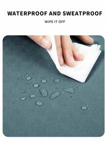 183*61cm TPE可折叠激光瑜伽垫（激光人体轮廓） - 藍色 - 查看 5