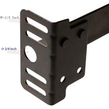 Khome Marco de Cama de Metal Ajustable de Patas (, Full, Full XL, Twin, Twin XL) con Barra de Apoyo Central - 1 - Ver 9