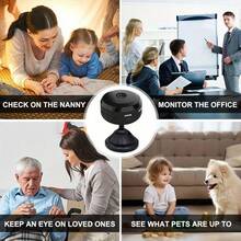 1 Pcs Mini Surveillance Camera, Smart Home Security Camera, Mobile Remote Monitoring, Wireless Camera, Anytime, Anywhere Viewing, Butler Assistant, Supports Remote Access - 1件 - 查看 2