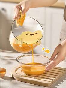 1 Stück Küchen-Messbecher mit Filter und Skala, großes Fassungsvermögen, Kunststoff, Backfilter, Ei-/Flüssigkeitsfilter, integrierte Küchenwaage