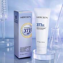 100g Creme de Limpeza Facial Clareador Meng Xi Lan Te, Adequado para Limpeza Facial