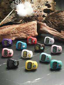 1pc/5pcs/10pcs/12pcs Handheld Tally Counter, Mini Portable Finger Ring Counter, Thumb Press Clicker Counter For Learning, Sports, Other Counting Activities - Multicolor - View 15