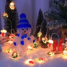 Luces de hadas de Navidad lindas con LED - Alimentadas por batería (baterías no incluidas), 10 LED/20 LED con múltiples diseños para regalos de Navidad, decoración interior, dormitorio y decoración de árbol