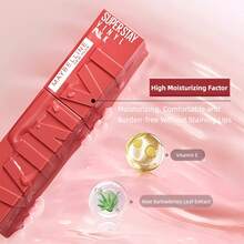 Maybelline 美宝莲亲吻唇膏唇彩，防晕染，防水，哑光，持久，亮泽 - #66 白桃香檳 - 查看 7