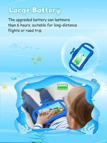 Relndoo Máy tính bảng Android 7 inch dành cho trẻ em, bộ xử lý lõi tứ/RAM 3GB/Bộ nhớ trong 32GB/WiFi/Màn hình IPS 1024x600/GMS/Kiểm soát của phụ huynh/Pin 3000mAh/Camera kép, kèm vỏ bảo vệ chống sốc, dùng cho giáo dục và chơi game (Không bao gồm bộ sạc) - Màu xanh dương - Màu xanh lam - Xem 9