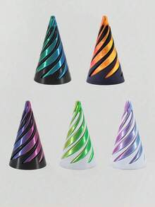 Multi-Size Reversible Spiral Cone 3D Printed Anxiety Relief Fidget Toy,Spiral Structures Finger Spinner Desk Decor,Perfect Gift For Christmas,Birthday Parties,Gadgets For Teens,3d Fidget,Anxiety Toy,Fidget>Over 14 Years,Gyroscope,Fidget Slider