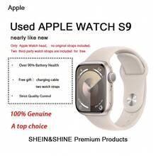 Used Apple watch Series 9 GPS 41mm ，nearly like new，Free gift：charging cable，two watch straps - 星光色 - 查看 8