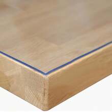 Copertura protettiva per tavolo in PVC trasparente da 0,25 mm di spessore, tovaglia rettangolare trasparente, impermeabile e anti-olio, protezione per il piano del tavolo, tovaglia in vetro morbido, adatta per cucina, vanità, scrivania, tavolo da pranzo. Forniture per la cucina e la sala da pranzo di casa