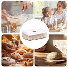Pizza Dough Proofing Box Fermentation Tray With Lid Foor Baking Bread Pastry Kitchen Use NonStick Doough Container For Home Pizzeria Restaurant Cooking Prep - atributo único - Ver 4