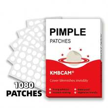 KMBCAM Pimple Patches For Face, Hydrocolloid Acne Patches, Cute Round Shape Zit Covers, Spot Stickers With Tea Tree, Salicylic Acid & Cica Oil| 2 Sizes (9mm, 12mm) |288 Count Skincare Clear - Multicolor - View 1