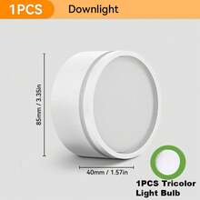 GX53 Recessed Downlight, Home Decor Spotlight, Ceiling Light, Black/White/Solid Wood Options, Compatible With GX53 Bulb, Suitable For Living Room, Home, Indoor Decoration, Shop, Bedroom, Dining Room, Corridor, Kitchen, Closet, Porch, High Ceiling, Stretch Ceiling, Low Ceiling - GX53 Downlight - View 17