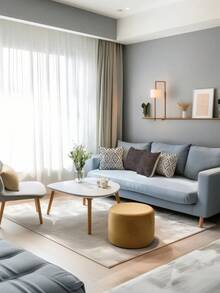 4pcs Modern Geometric Pattern Pillow Covers, Decorative Geometric Line Throw Pillow Cases, Vintage Linen Material, Hidden Zipper Closure, Machine Washable, Minimalist Stylish Line Design, Suitable For Home Decor, Sofa, Living Room, Bedroom, Car, Outdoor Cushion Covers, No Pillow Insert - Deep Seagull Gray - View 4