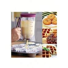 Dispensador de Mezcla Para Panqueques, Galletas, Pasteles - Morado - Ver 7