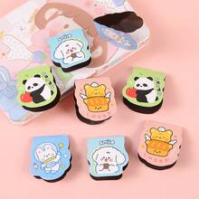 Cartoon Panda Magnetic Bookmark Student Cute Animal Multi-Functional Book Page Clip Irregular Folding Magnet Book Clip - Random - View 3