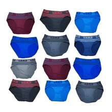 Calzoncillos Trusa De Microfibra Para caballero 6 Piezas - Multicolor - Ver 4