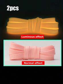闪亮夜光扁平鞋带 - 完美适用于低帮帆布鞋、运动鞋和休闲鞋 - 女士运动鞋带，情侣款配套配饰 - 彩色 - 查看 23