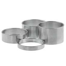 CNC Bicycle Accessories Titanium Bicycle Bowl Washer Ring 1 1/8 Fork Ring 28.6mm Bike Headset Spacer Bike Parts - Silver - View 2