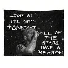 Illar Rap Singer's Tapestries, Music Albums, Posters, Flags, Rooms, Teenagers, Girls, Boys, Indoor And Outdoor Living Rooms, Bedrooms, As Well As University Dormitories, Friends, Gifts, Birthday Gifts, Holiday Gifts - 彩色 - 查看 1