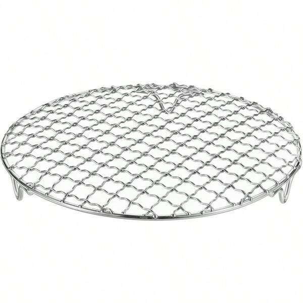 M METERXITY Cooling Rack 11" Round Stainl Steel Baking Rack With 20mm Legs For BBQ/Cooking/Roasting/Grilling/Steaming/Drying Wire Cooling Rack For Baking [Sier]