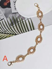 1pc Fashionable Versatile Premium Metal Detachable Hat Chain, Suitable For Baseball Caps And Snapbacks