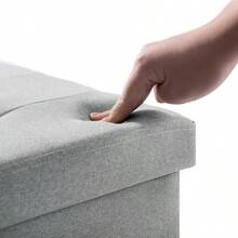 Storage Box Foldable Ottoman Seat Toy Storage Box Foot Stool Bench Home Stool UK - 76 cm X 38 cm X 38 cm - View 3