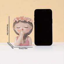 1 Pc Cartoon Cute Fairy Flower Pot - Resin Succulent Plant Pot, Little Girl Shaped Flower Pot - Suitable For Multiple Holiday Decorations, Aesthetic Room Decorations, Home Decorations, Pink Series Home Decorations, Valentine's Day Gifts, Gifts (For Birthdays And Graduations), And Garden Decorations. It Includes Pots For Indoor Home Decoration, Offices, Bathrooms, And Bedrooms | Christmas | Thanksgiving