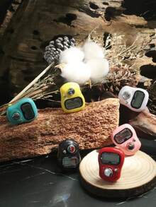1pc/5pcs/10pcs/12pcs Handheld Tally Counter, Mini Portable Finger Ring Counter, Thumb Press Clicker Counter For Learning, Sports, Other Counting Activities - Multicolor - View 9