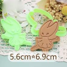 1pc Hollow Knight Baking Cutter Set, 3D Press-Out Baking, Baking Tools, Hollow Knight Merchandise Baking Molds, Featuring: The Wasp, The Little Knight, Flea, And Shemala.