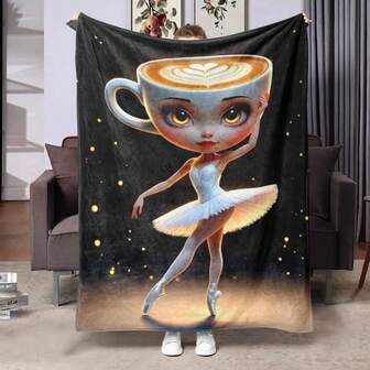 1pc Flannel Digital Printed Blanket, Gift For Family And Friends, Dorm Blanket, Air Conditioning Blanket, Warm And Lightweight Flannel Throw Blanket, High-Definition Digital Printing, Personalized Flannel Quilt, Suitable For Multi-Purpose, Multiple Sizes Available, Suitable For All Seasons