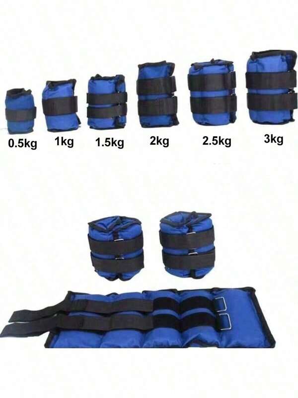 2 szt. worków z piaskiem do ćwiczeń siłowych, wiązanych na nadgarstki, obciążających nogi, o wadze 1-6 kg. Dostępne są specyfikacje do wyboru. Dostępne są specjalne worki z piaskiem do ćwiczeń. Obciążniki na kostki, nadgarstki, nogi, paski do ćwiczeń biegowych, siłownia, trening siłowy, sprzęt do ćwiczeń, obciążniki na kostki, obciążniki na kostki, ćwiczenia