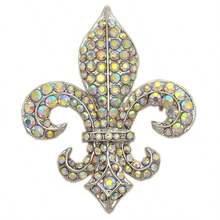 Zinklegierung Strass Kristall Diamant Anker Brosche, Weihnachtsgeschenk