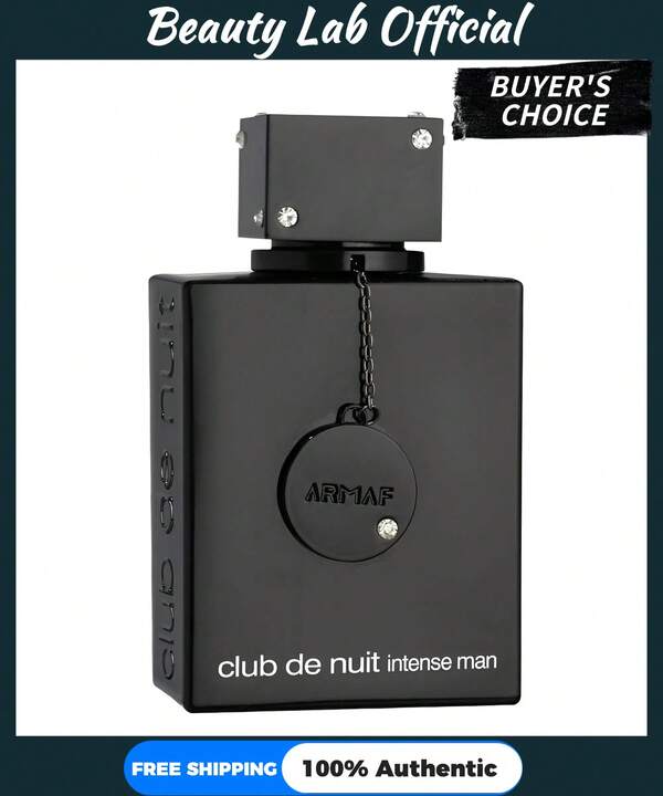 Armaf Club De Nuit Intense EDP For Men 3. 6oz Long-Lasting Cologne - Halloween, Bergamot, Black Currant, Lemon, And Pineapple - Citrus Scent, Elegant Men's Cologne, EDP, Perfume, Lasting Flower Fragrance, Suitable Dating, Birthday, Valentine's Day, Party, Halloween Perfume Cologne, Him, Her, Birthday Perfume Birthday Cologne,