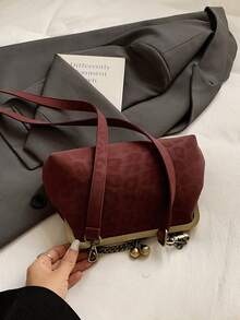 Neue Mode für Herbst und Winter, Retro Leoprint Umhängetasche, Boho-Stil Umhängetasche, Farbblock Handtasche mit Schultergurt, Abendtasche für Damen, plissierte Tasche. Perfekt für Arbeit, Reisen, Dates, Muttertags-Geschenk, Freundin-Geschenk - Verschiedenfarbig - Übersicht 11